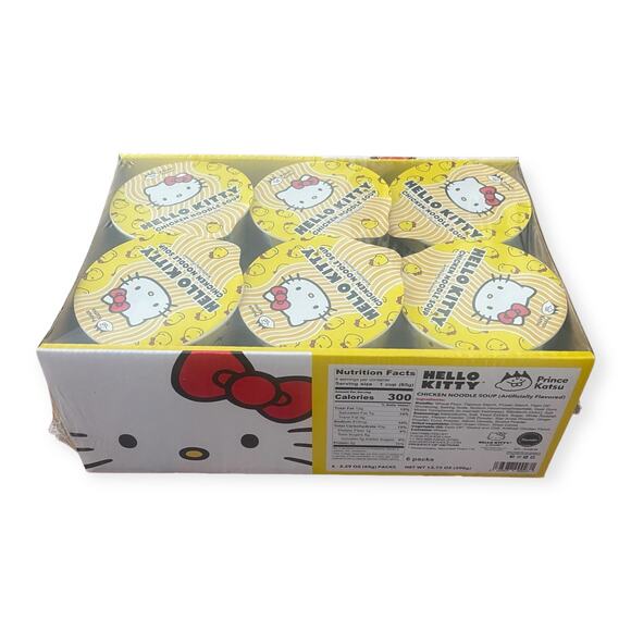 Hello Kitty Chicken Ramen Cup 6 Pack – Expired Display Collectible Only - Picture 3 of 6